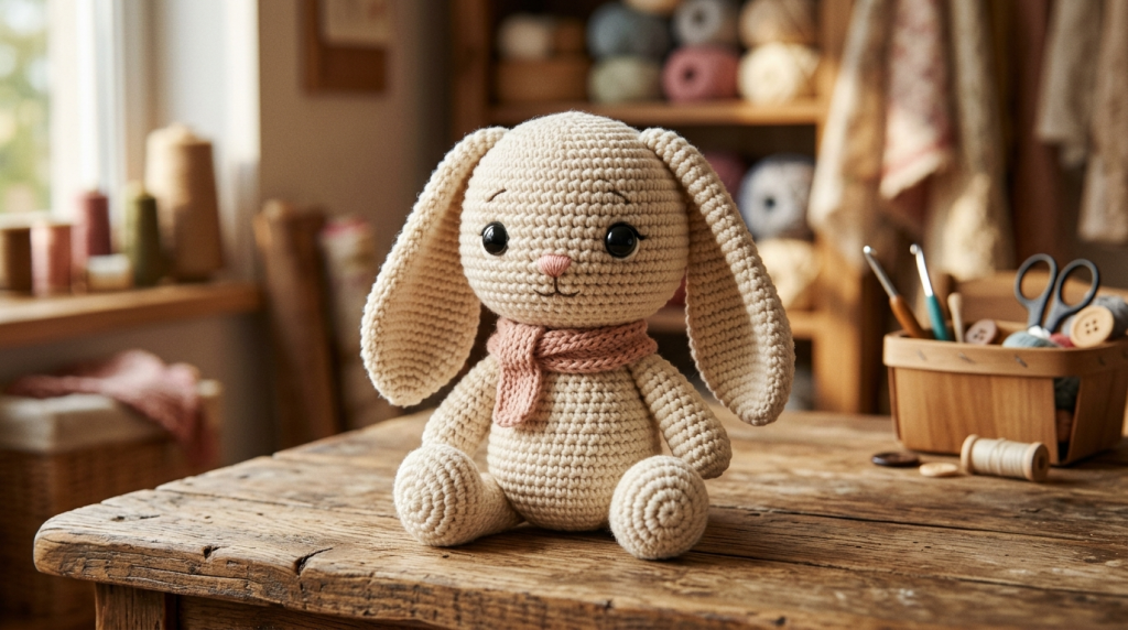 Easy Crochet Bunny Pattern for Beginners: Step-by-Step Free Amigurumi Tutorial